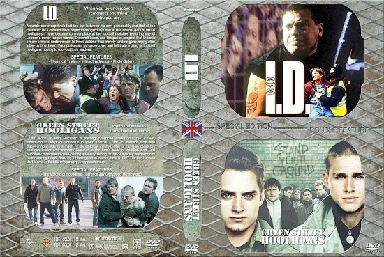 dvd cover I.D. / Green Street Hooligans Double Feature