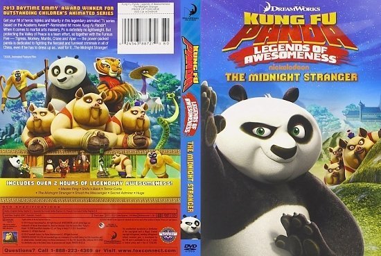 dvd cover Kung Fu Panda Legends Of Awesomeness The Midnight Stranger