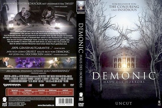 dvd cover Demonic: Haus des Horrors R2 GERMAN
