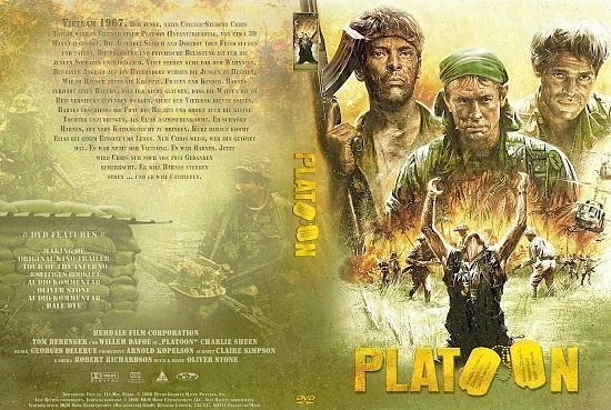 dvd cover Platoon (1986) R2 German