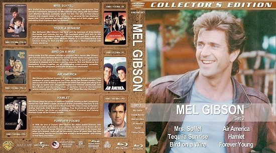 dvd cover Mel Gibson Collection Set 2