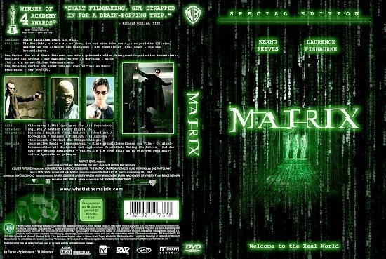 dvd cover Matrix (1999) R2 German