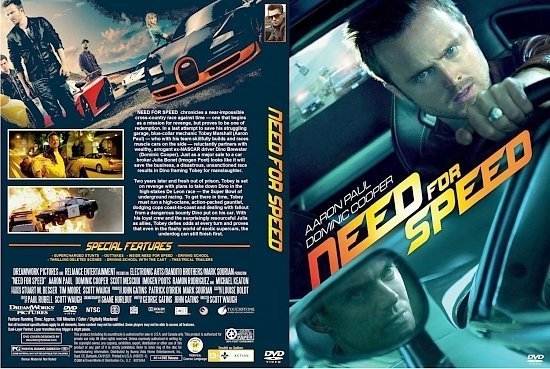 dvd cover Need For Speed