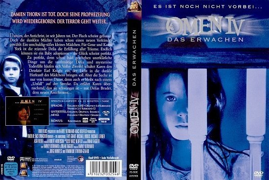 dvd cover Omen 4: Das Erwachen (1991) R2 German