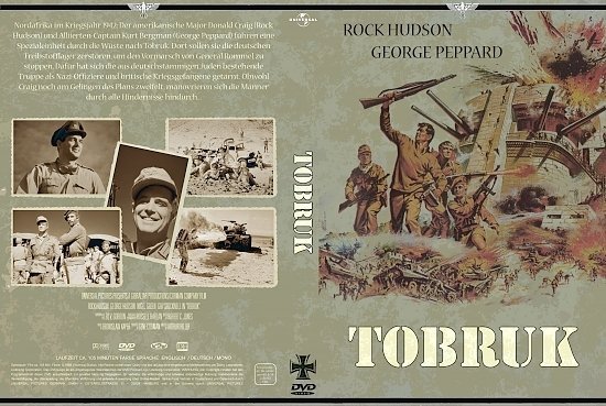dvd cover Die Kanonen von Tobruk (1967) R2 German