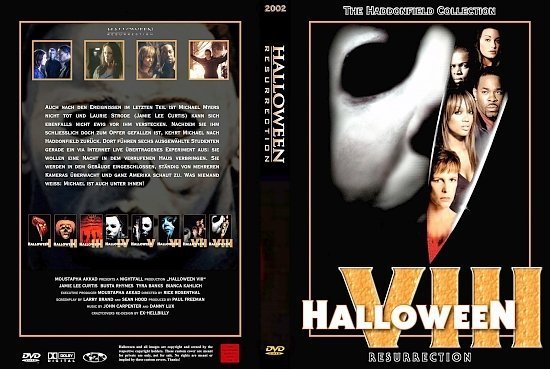 dvd cover Halloween 8: Resurrection (2002) R2 German
