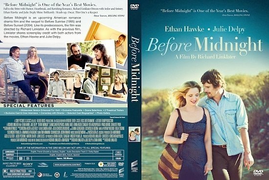 dvd cover Before Midnight