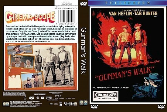 dvd cover Gunman's Walk (1958) R1