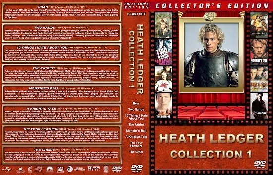 dvd cover Heath Ledger Collection