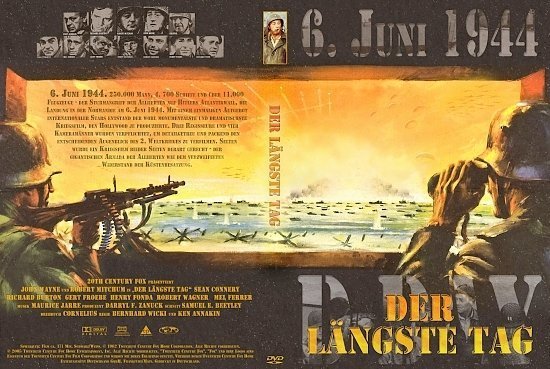 dvd cover Der lÃ¤ngste Tag (1962) R2 German