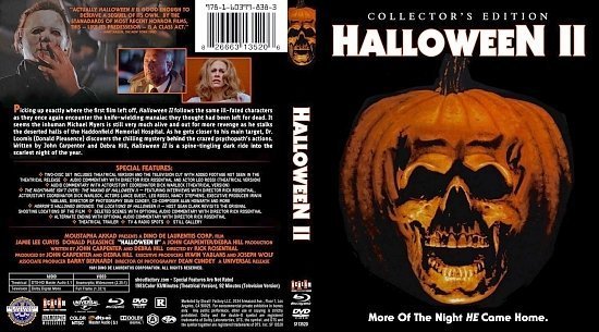 dvd cover Halloween II
