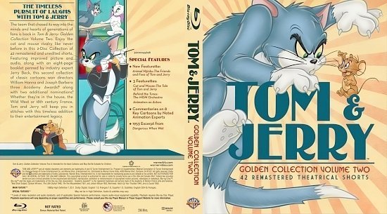 dvd cover Tom & Jerry Gold Collection Volume 2