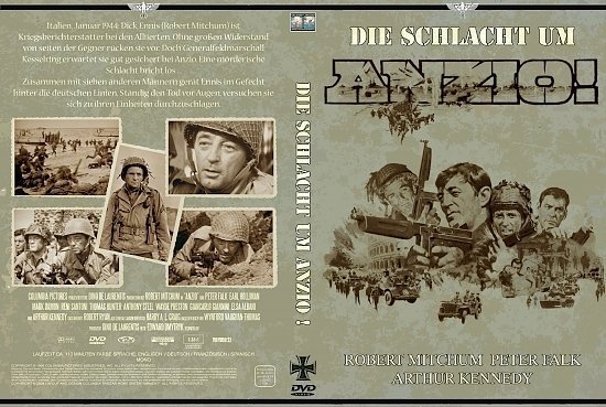 dvd cover Die Schlacht um Anzio (1968) R2 German