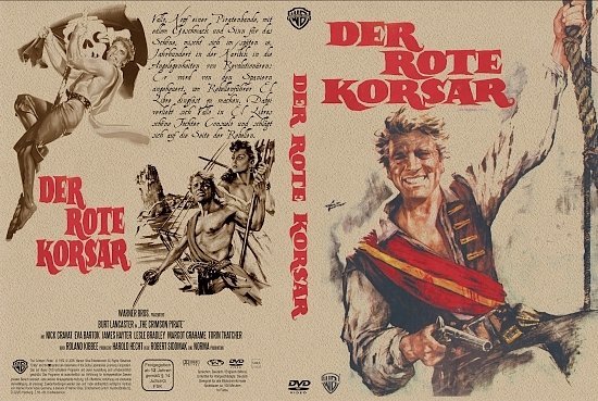 dvd cover Der rote Korsar (1952) R2 German