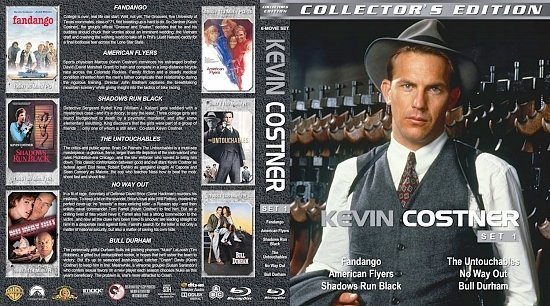 dvd cover Kevin Costner Collection Set 1