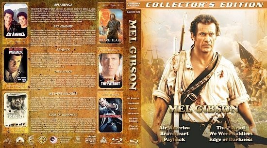 dvd cover Mel Gibson Collection