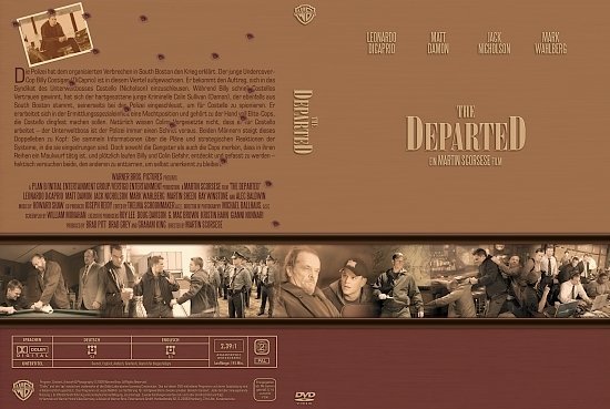 dvd cover The Departed (Gangster Collection) (2007) R2 German