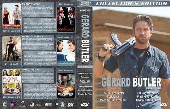 dvd cover Gerard Butler Collection