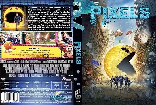 dvd cover Pixels R2 GERMAN
