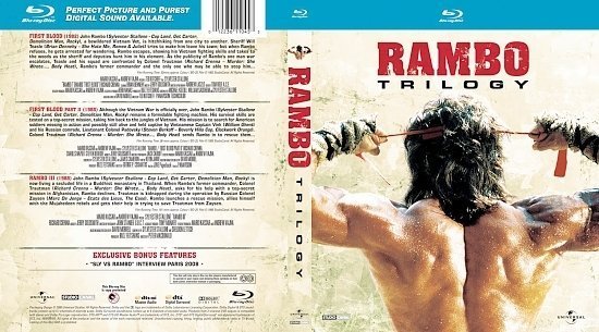 dvd cover Rambo