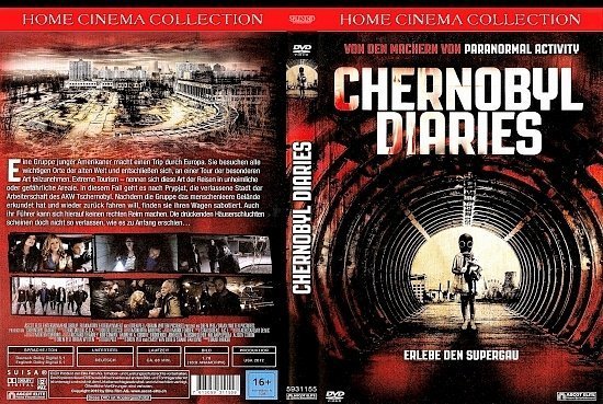 dvd cover Chernobyl Diaries R2 German