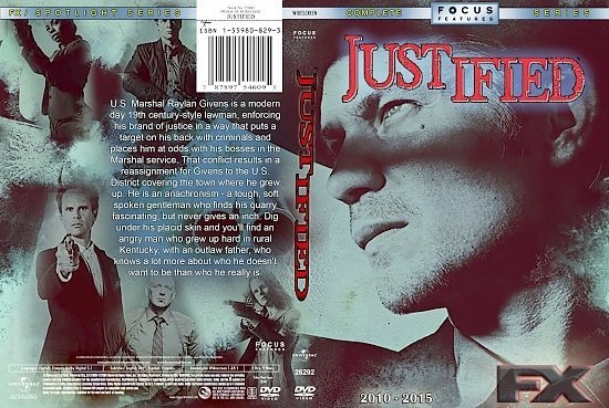 dvd cover Justified Complete Series