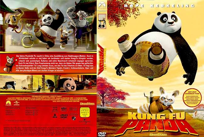 Kung Fu Panda (2008) R2 German | Dvd Covers and Labels