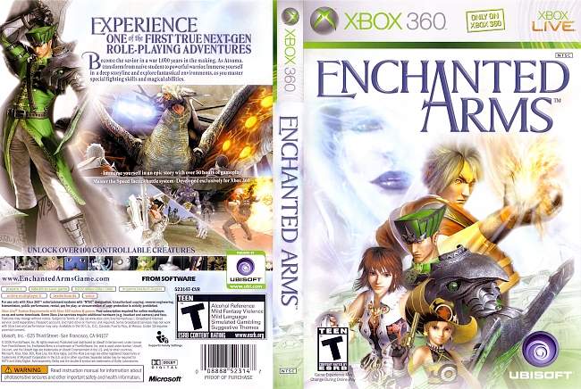 Enchanted Arms (2006) XBOX 360 USA 
