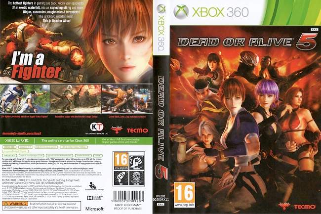Dead Or Alive 5  XBOX 360 PAL 