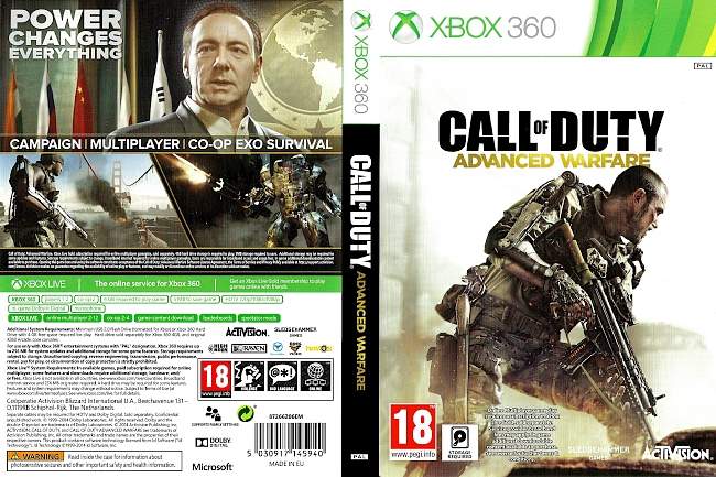Call Of Duty Advanced Warfare  XBOX 360 PAL 
