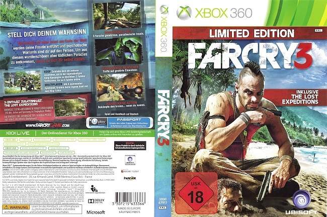 Far Cry 3 (Limited Edition)  XBOX 360 PAL German 