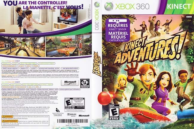 Kinect Adventures! (2010) XBOX 360 USA 