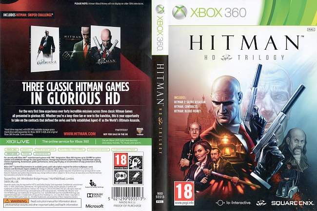 Hitman HD Trilogy  XBOX 360 PAL 