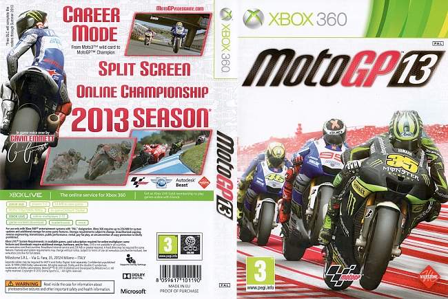 MotoGP 13  XBOX 360 PAL 