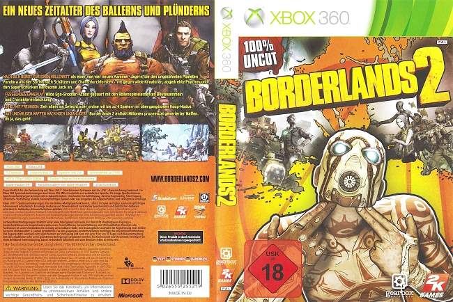 Borderlands 2  XBOX 360 PAL 