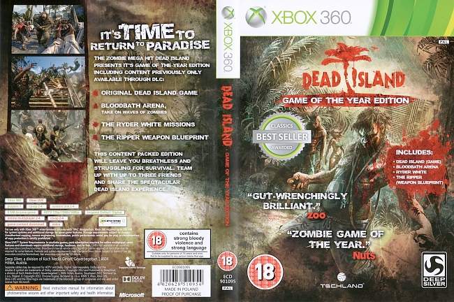 Dead Island GOTY Edition  XBOX 360 PAL 