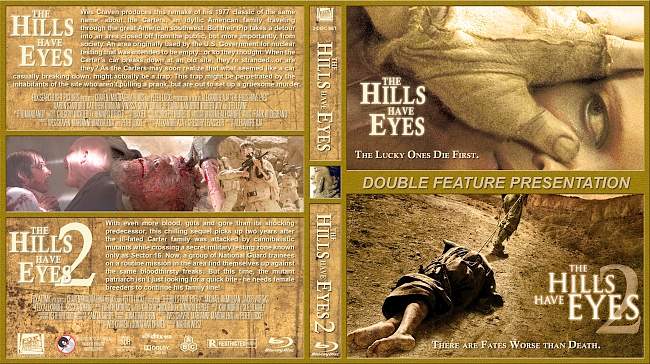 The Hills Have Eyes Double Feature (2006-2007) R1 Custom Blu-Ray Cover 