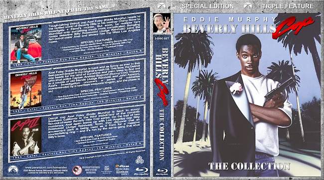 Beverly Hills Cop: The Collection (1984-1994) R1 Custom Blu-Ray Cover 