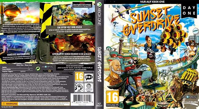 Sunset Overdrive  XBOX ONE German Cover 