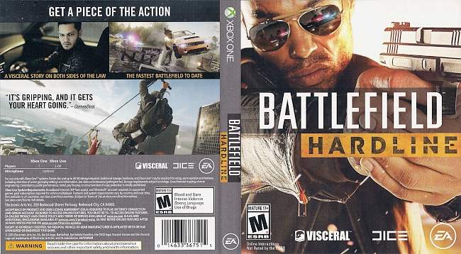 Battlefield Hardline  XBOX ONE USA Cover 