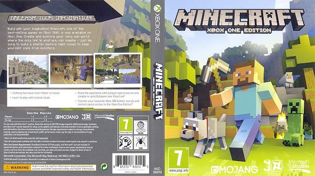 Minecraft Xbox One Edition  XBOX ONE USA Cover 
