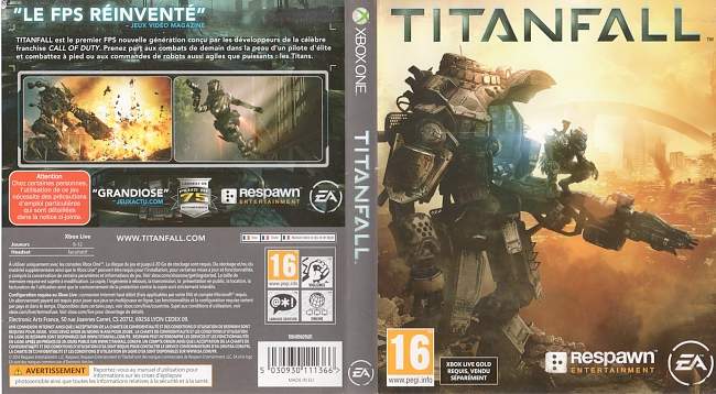 Titanfall  XBOX ONE France Cover 