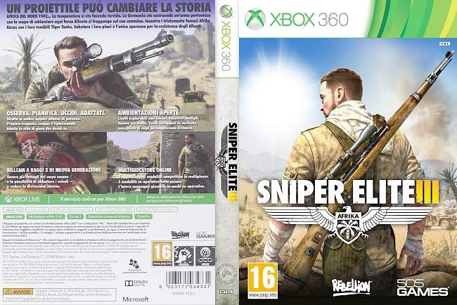 Sniper Elite III  XBOX 360 ITALIAN 