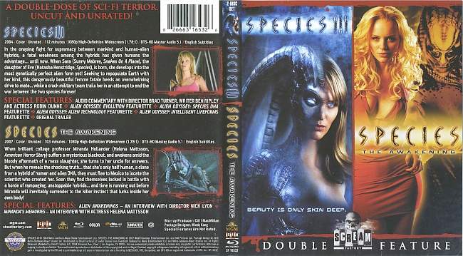 Species III Species The Awakening Blu Ray Cover Labels Dvd Covers And Labels