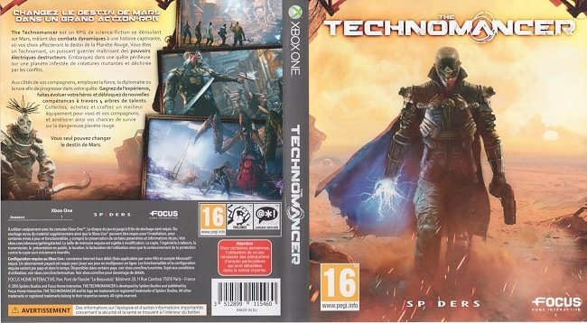 The Technomancer (2016) XBOX ONE French Cover & Label 