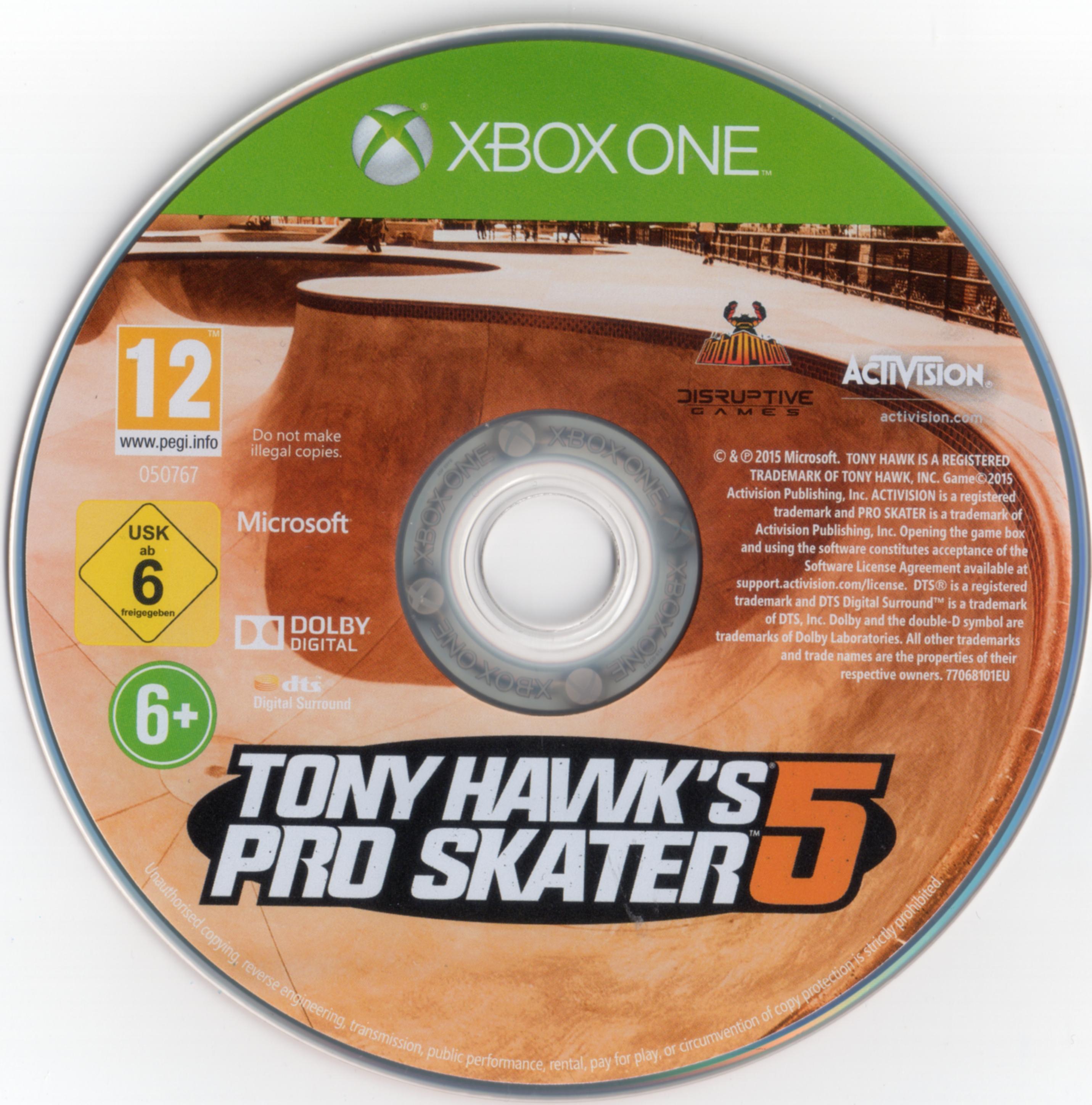 tony hawk pro skater 5 xbox one