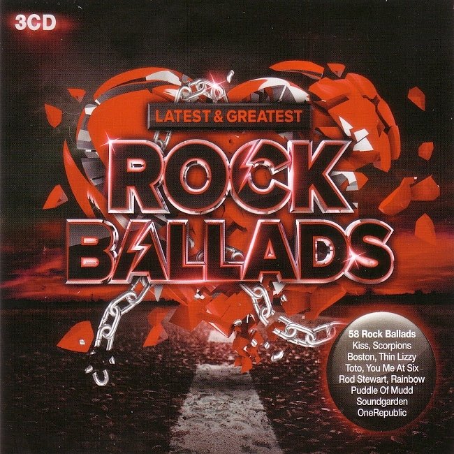 Latest & Greatest Rock Ballads (2016) CD Covers & Labels 