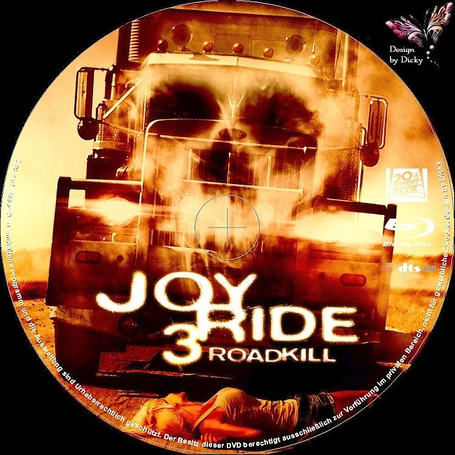 Joy Ride 3  R2 German Custom Blu-Ray Labels 