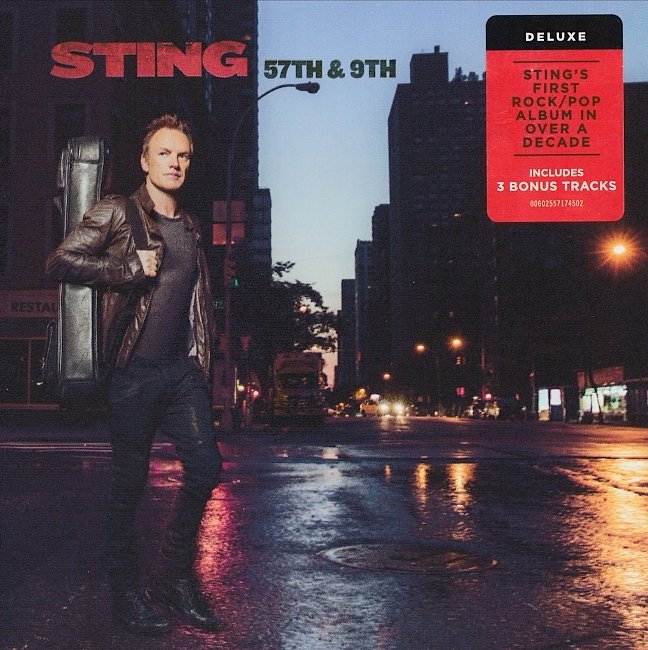 Sting – 57th & 9th (2016) CD Cover & Label 