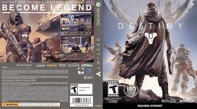 Destiny  USA XBOX ONE Cover 